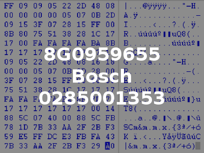 8G0959655 Bosch 0285001353