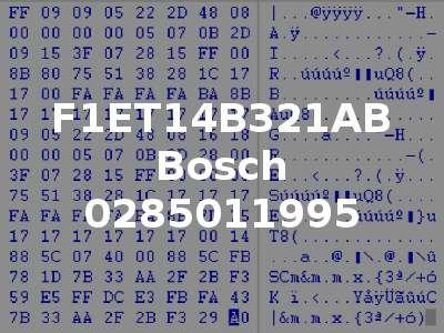 F1ET14B321AB Bosch 0285011995