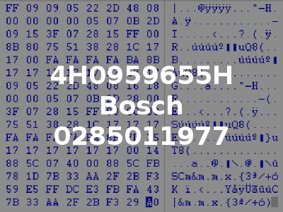 4H0959655H Bosch 0285011977