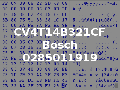 CV4T14B321CF Bosch 0285011919