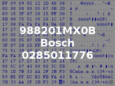 988201MX0B Bosch 0285011776