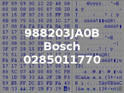 988203JA0B Bosch 0285011770