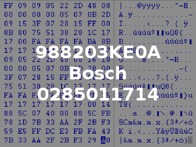 988203KE0A Bosch 0285011714