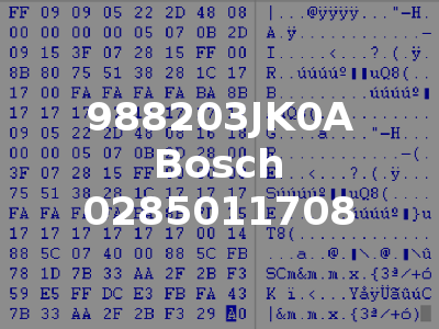 988203JK0A Bosch 0285011708