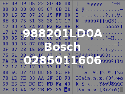 988201LD0A Bosch 0285011606