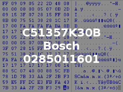C51357K30B Bosch 0285011601