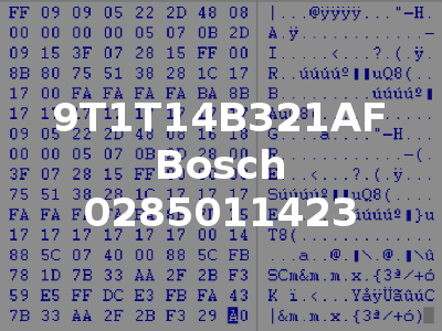 9T1T14B321AF Bosch 0285011423