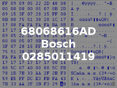 68068616AD Bosch 0285011419