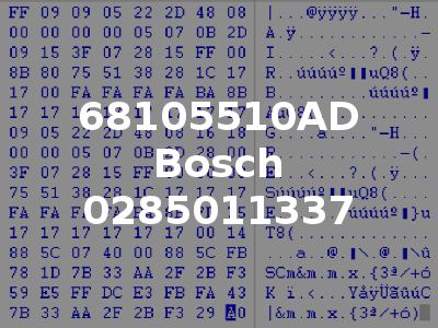 68105510AD Bosch 0285011337