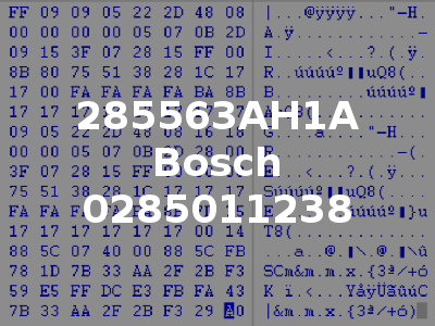 285563AH1A Bosch 0285011238