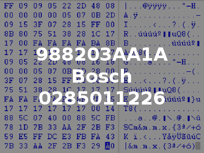 988203AA1A Bosch 0285011226