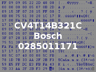 CV4T14B321C Bosch 0285011171