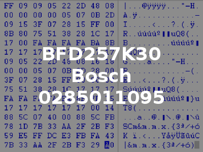 BFD257K30 Bosch 0285011095