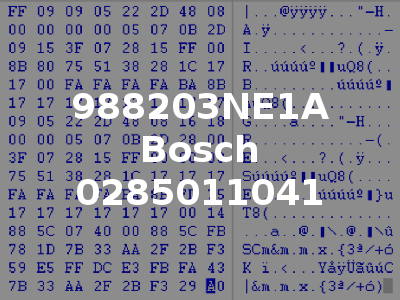 988203NE1A Bosch 0285011041