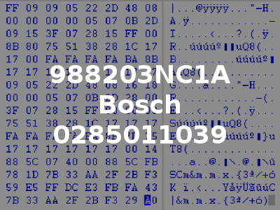 988203NC1A Bosch 0285011039