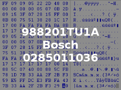988201TU1A Bosch 0285011036