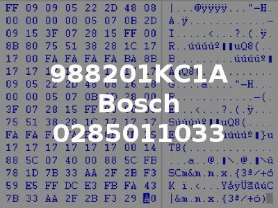988201KC1A Bosch 0285011033