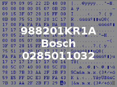988201KR1A Bosch 0285011032