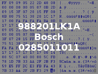 988201LK1A Bosch 0285011011