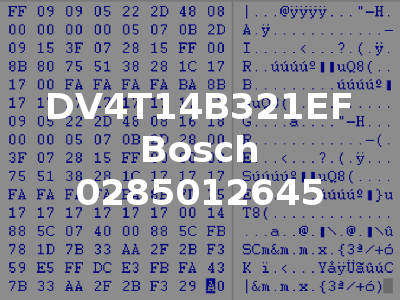 DV4T14B321EF Bosch 0285012645