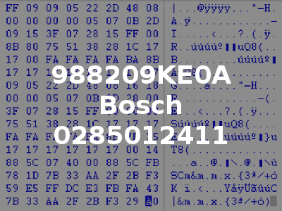 988209KE0A Bosch 0285012411