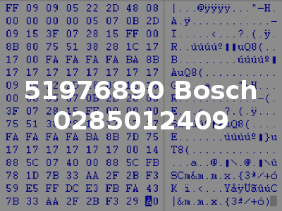 51976890 Bosch 0285012409