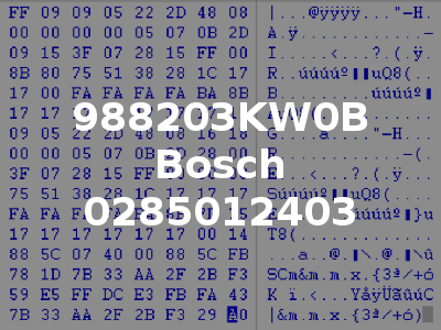 988203KW0B Bosch 0285012403