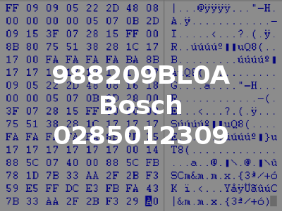 988209BL0A Bosch 0285012309