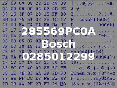 285569PC0A Bosch 0285012299