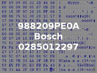 988209PE0A Bosch 0285012297