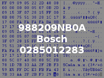 988209NB0A Bosch 0285012283