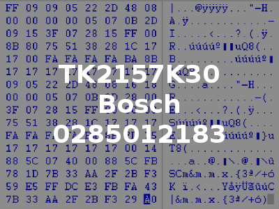 TK2157K30 Bosch 0285012183