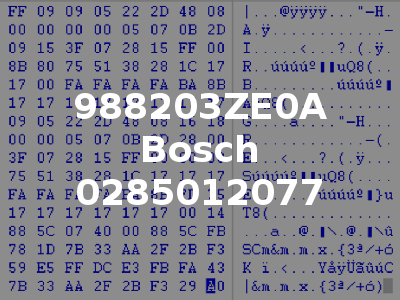 988203ZE0A Bosch 0285012077