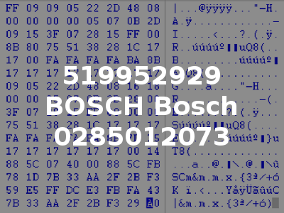 519952929 BOSCH Bosch 0285012073