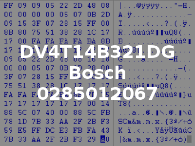 DV4T14B321DG Bosch 0285012067