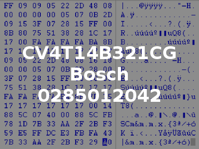 CV4T14B321CG Bosch 0285012042