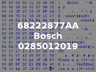 68222877AA Bosch 0285012019