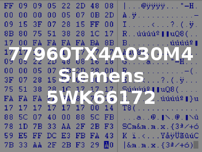 77960TX4A030M4 Siemens 5WK66172