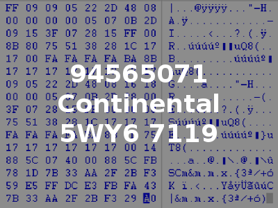 94565071 Continental 5WY6 7119