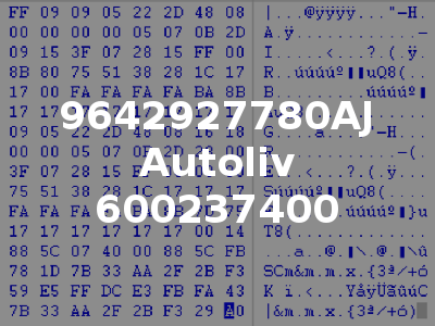 9642927780AJ Autoliv 600237400