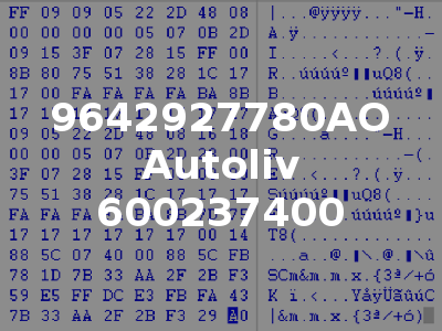 9642927780AO Autoliv 600237400