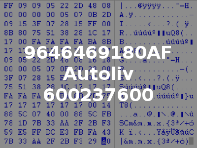 9646469180AF Autoliv 600237600