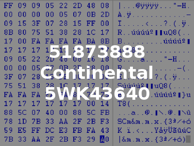 51873888 Continental 5WK43640