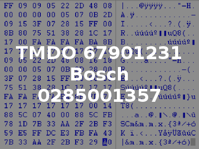 TMDO 67901231 Bosch 0285001357