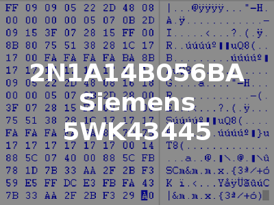 2N1A14B056BA Siemens 5WK43445