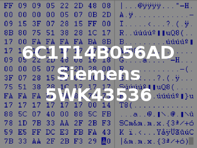 6C1T14B056AD Siemens 5WK43536