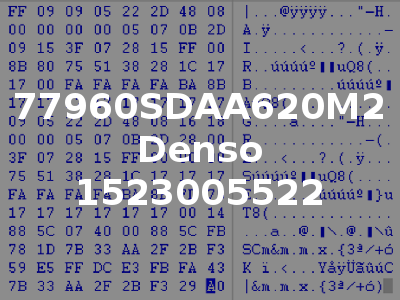 77960SDAA620M2 Denso 1523005522