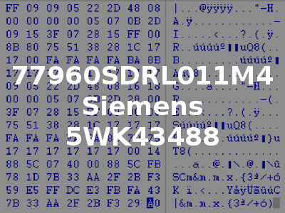 77960SDRL011M4 Siemens 5WK43488