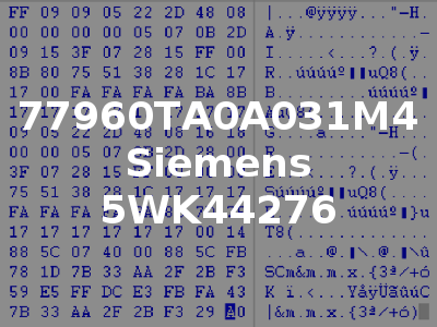 77960TA0A031M4 Siemens 5WK44276