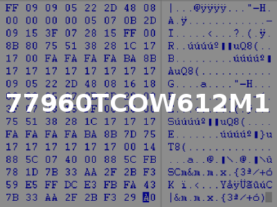 77960TCOW612M1